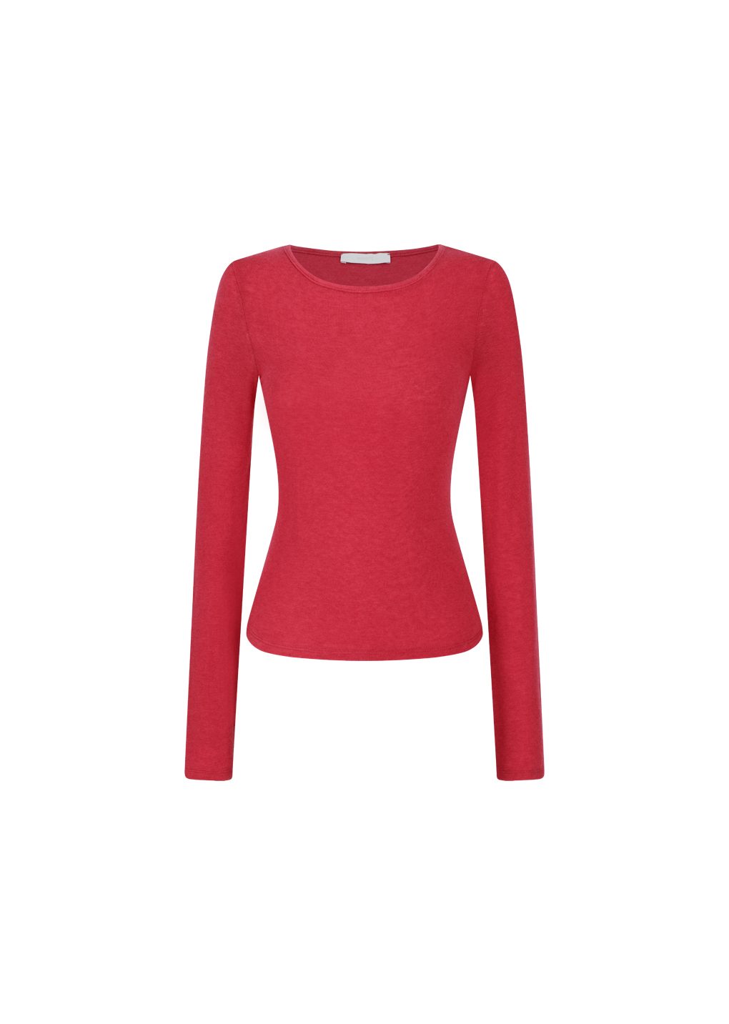 round t-shirt, red