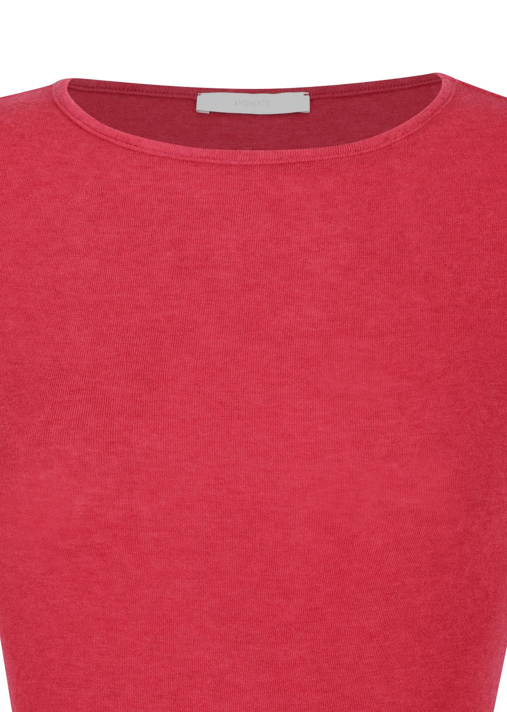 round t-shirt, red