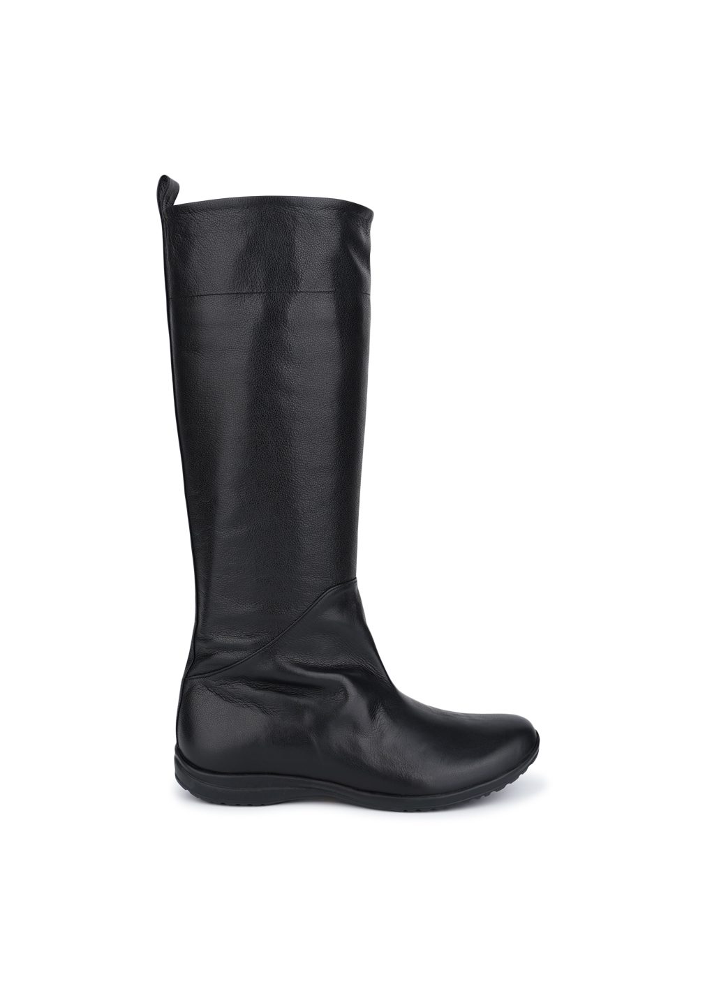 vibram long boots, black