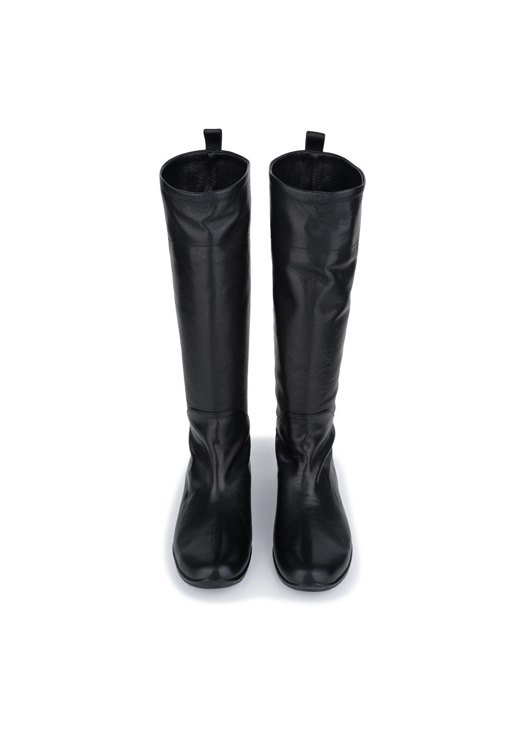 vibram long boots, black