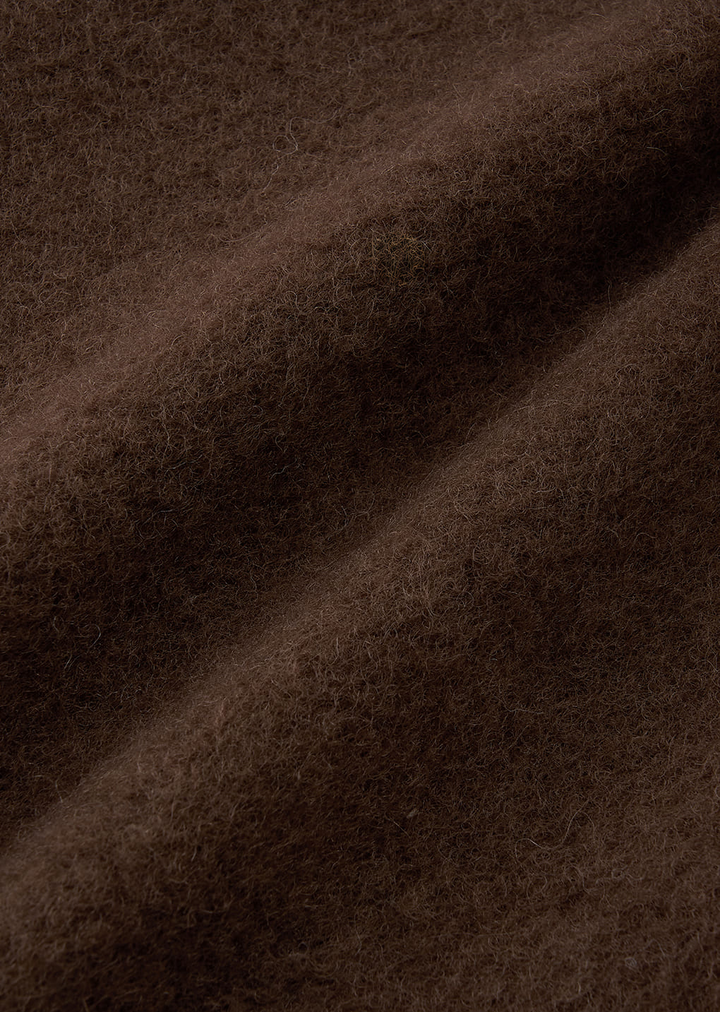alpaca raglan coat, brown