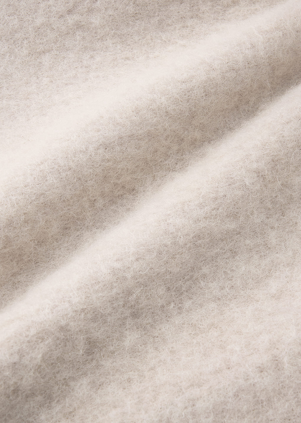 alpaca raglan coat, ivory