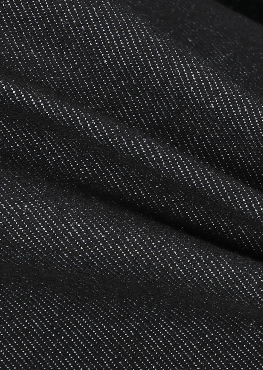 colored straight fit denim, black