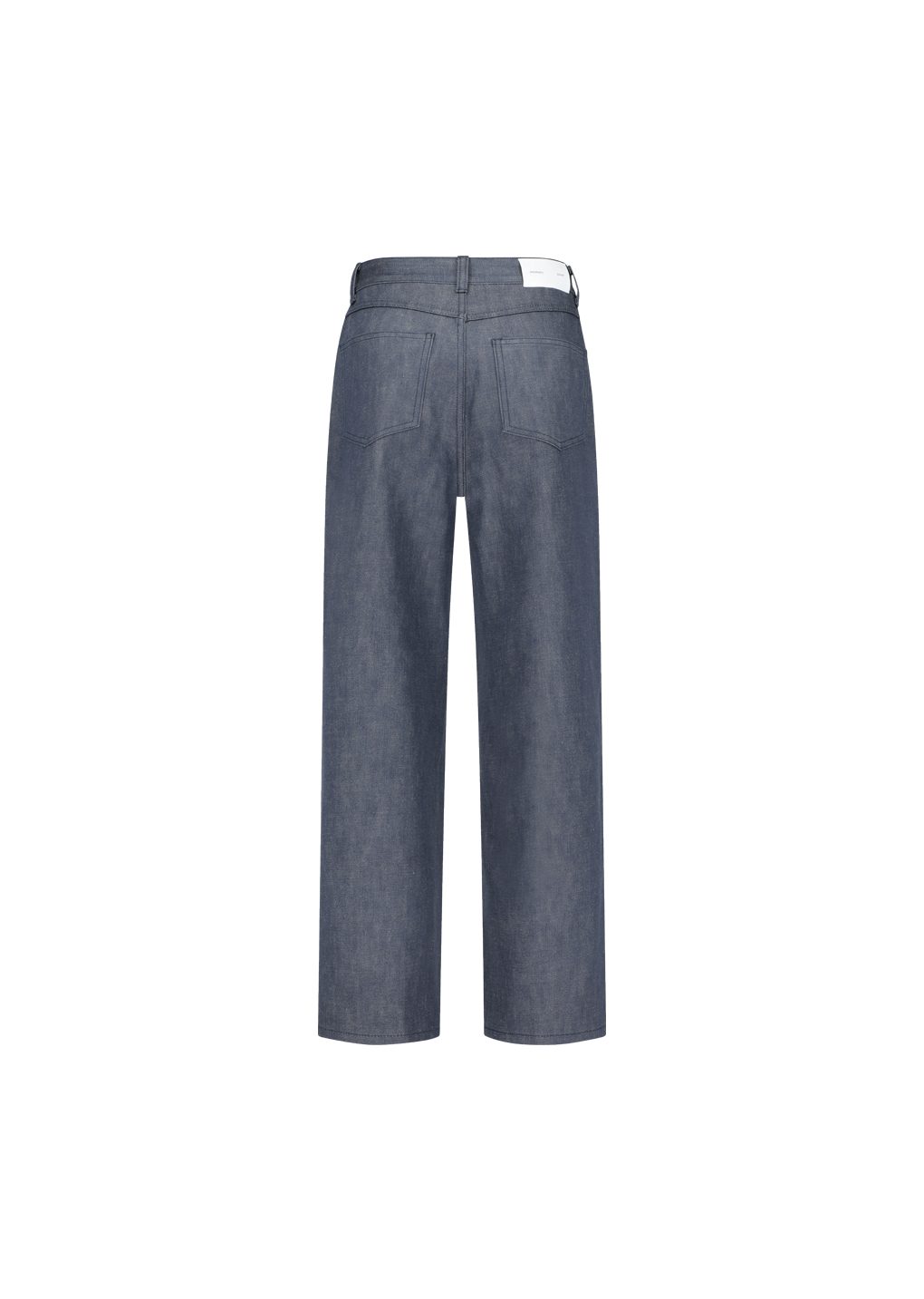 colored straight fit denim, blue