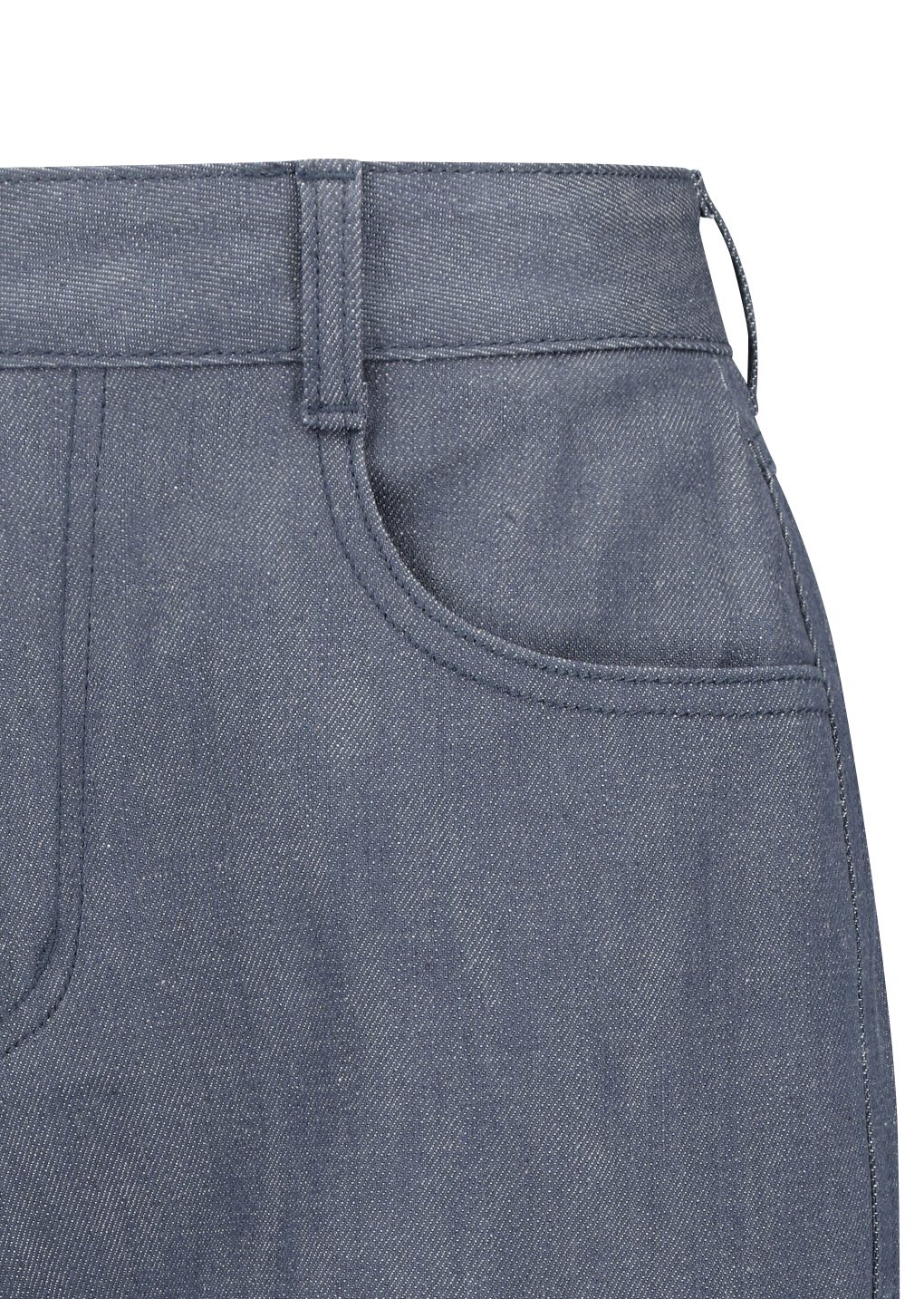 colored straight fit denim, blue