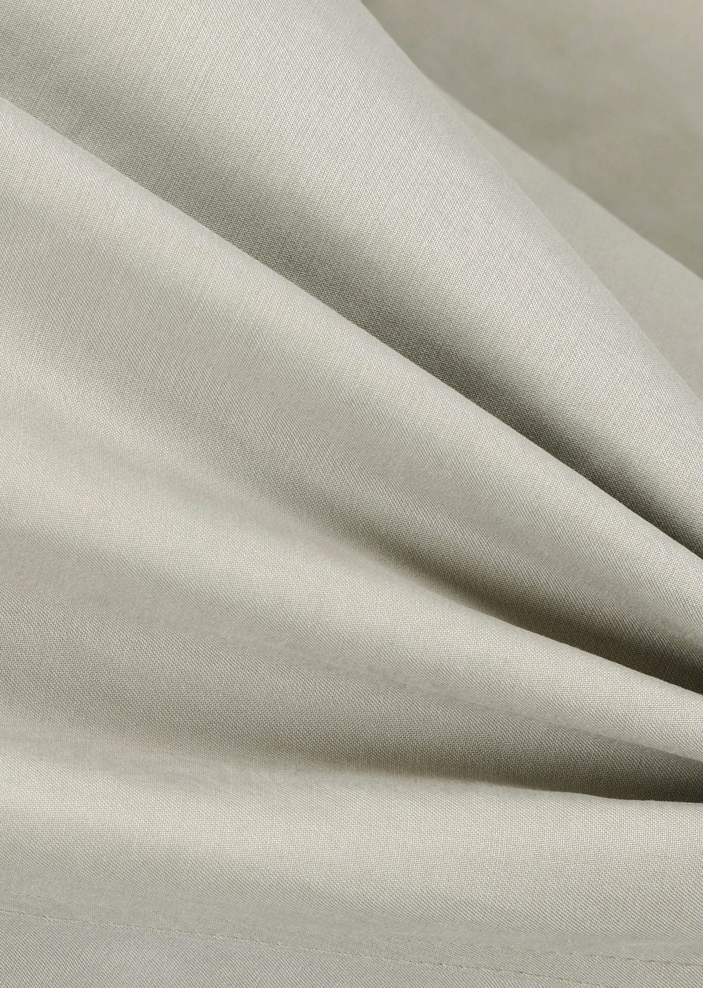 curved long pants, beige
