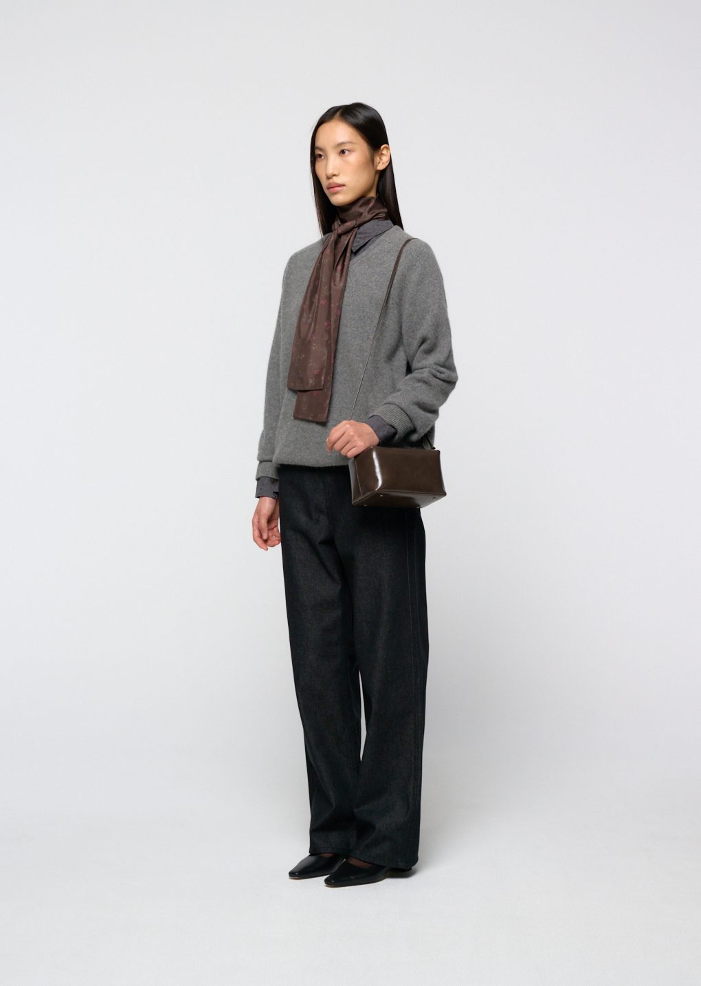 mini cubo bag, khaki brown