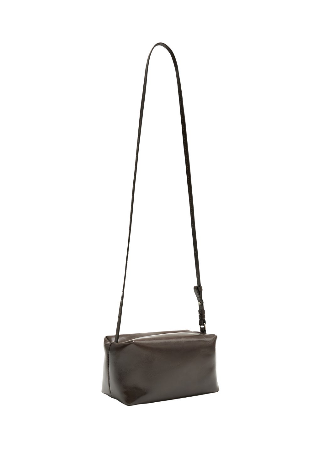 mini cubo bag, khaki brown