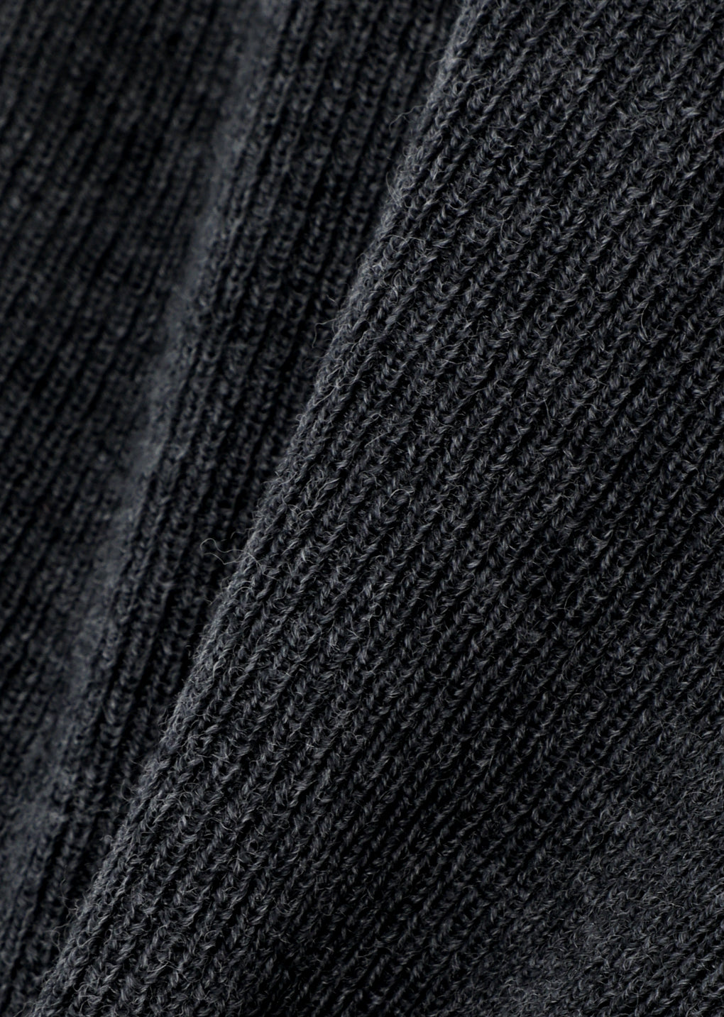 blocking button up cardigan, charcoal
