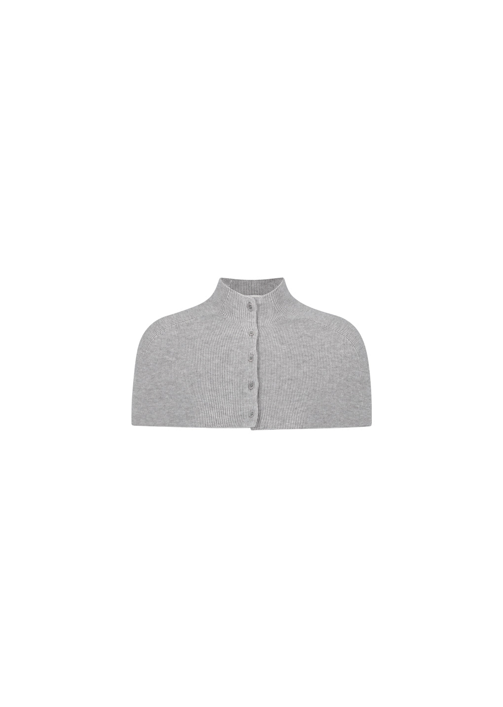 cape top & bandeau set, light grey