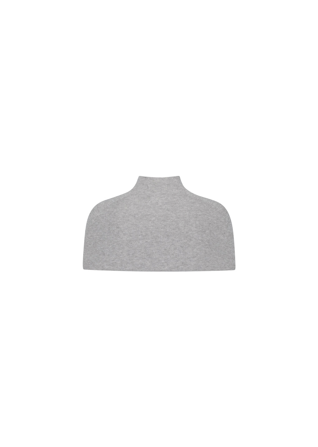 cape top & bandeau set, light grey