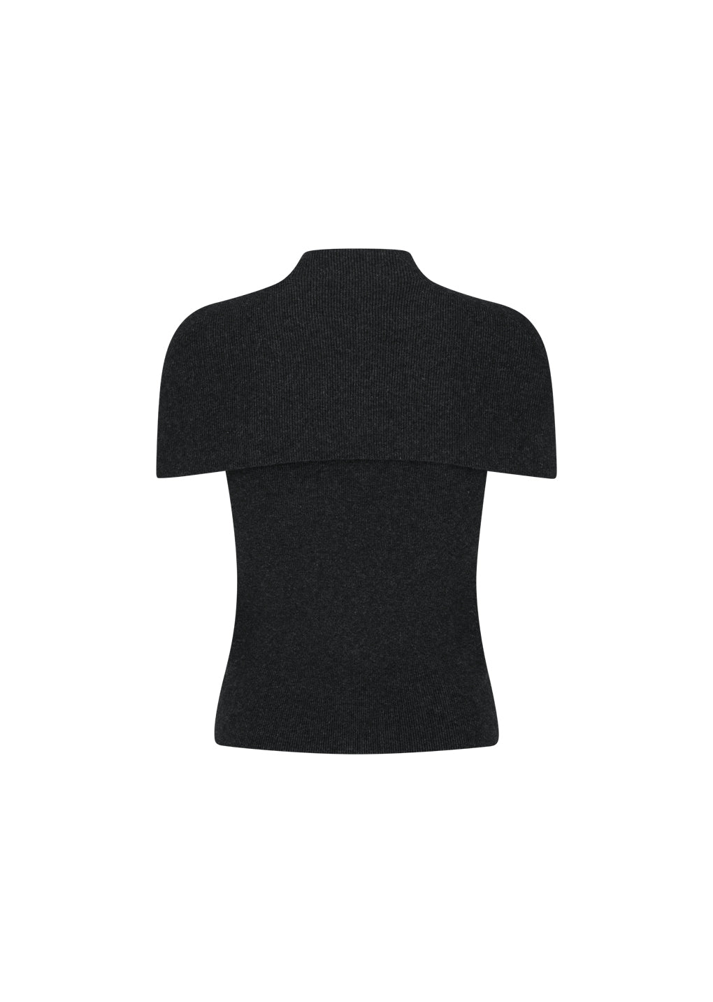 cape top & bandeau set, charcoal