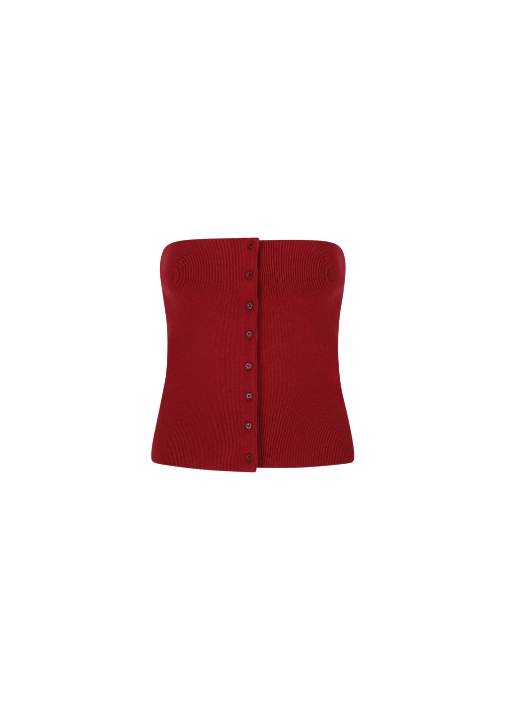 cape top & bandeau set, red
