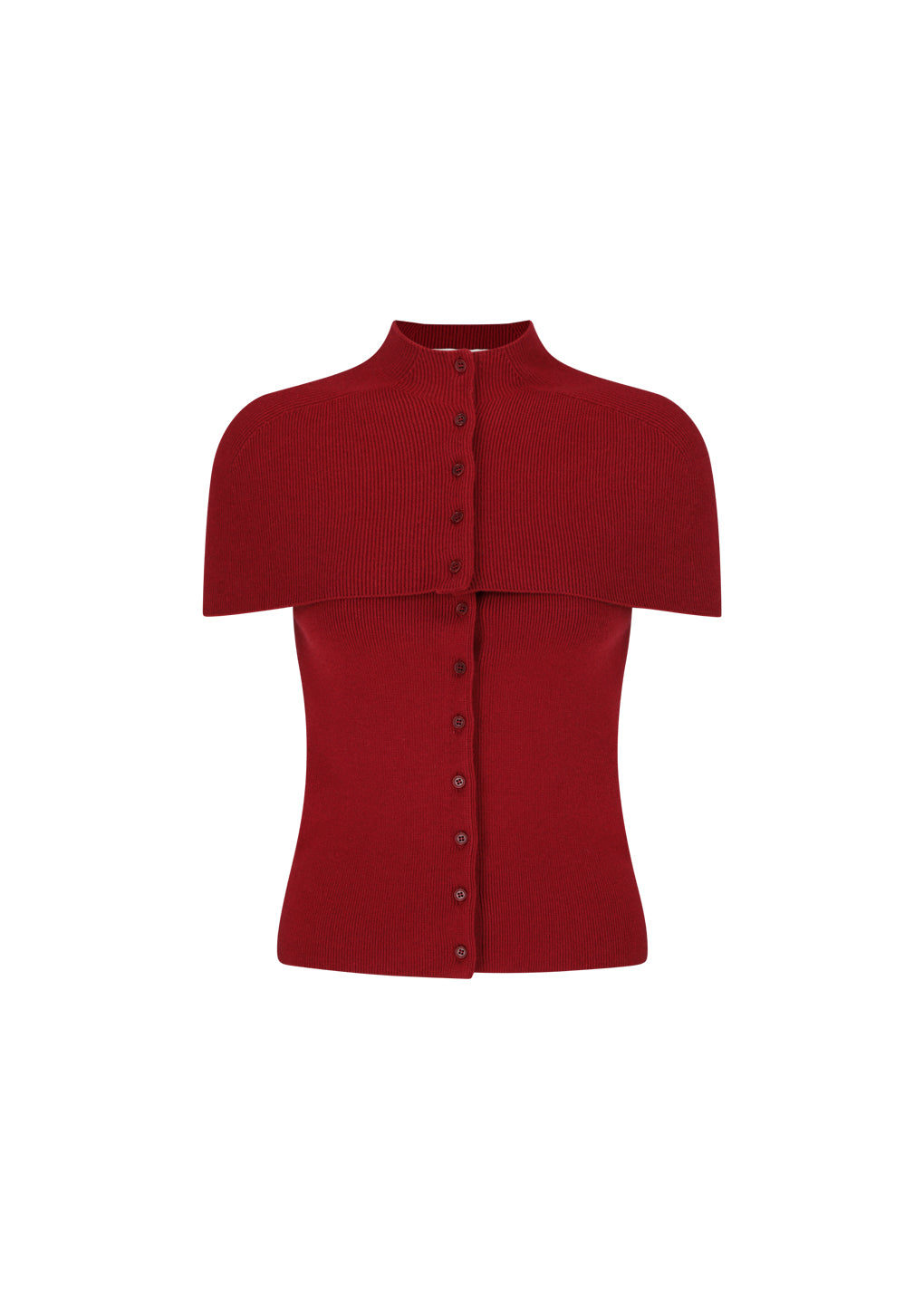 cape top & bandeau set, red