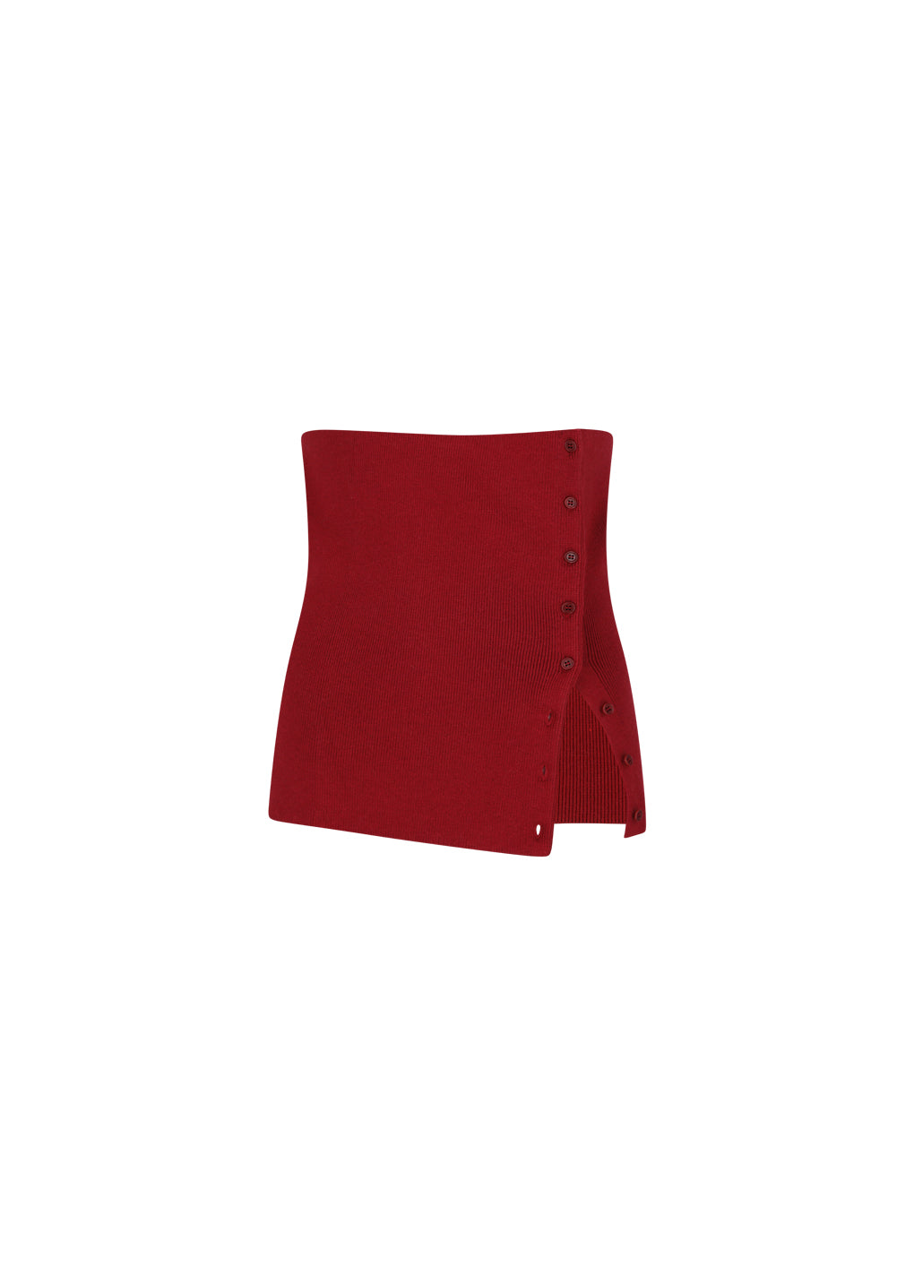 cape top & bandeau set, red
