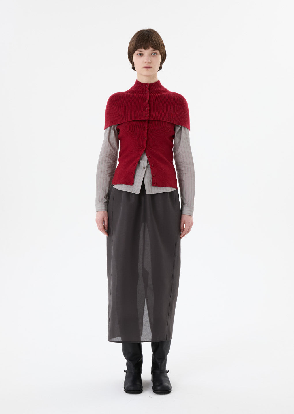 cape top & bandeau set, red hover