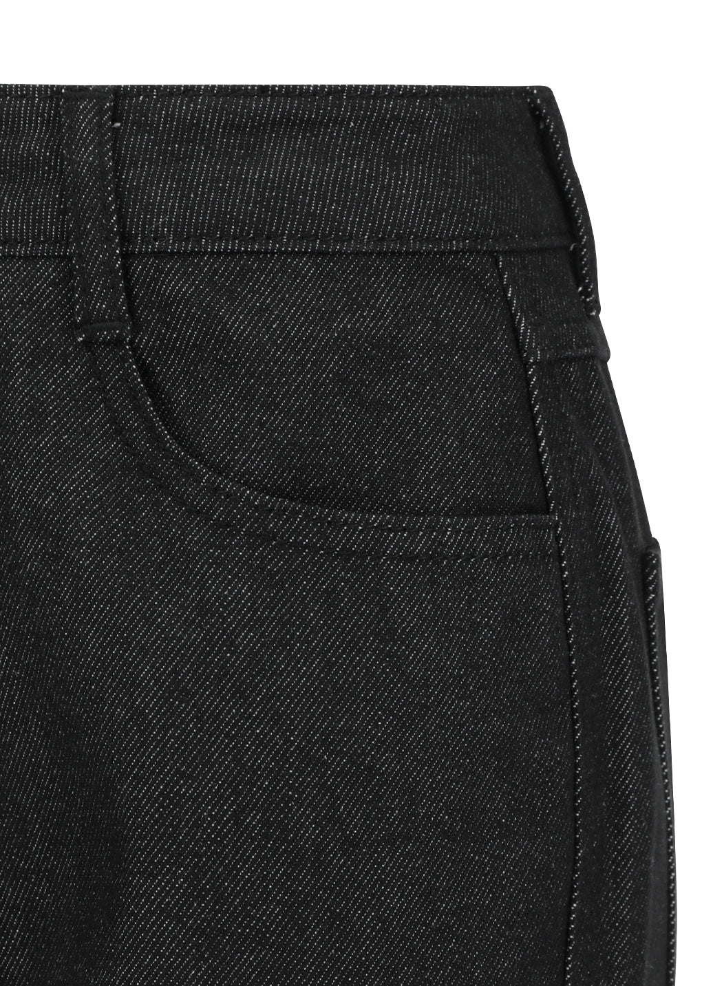 color indigo denim, black