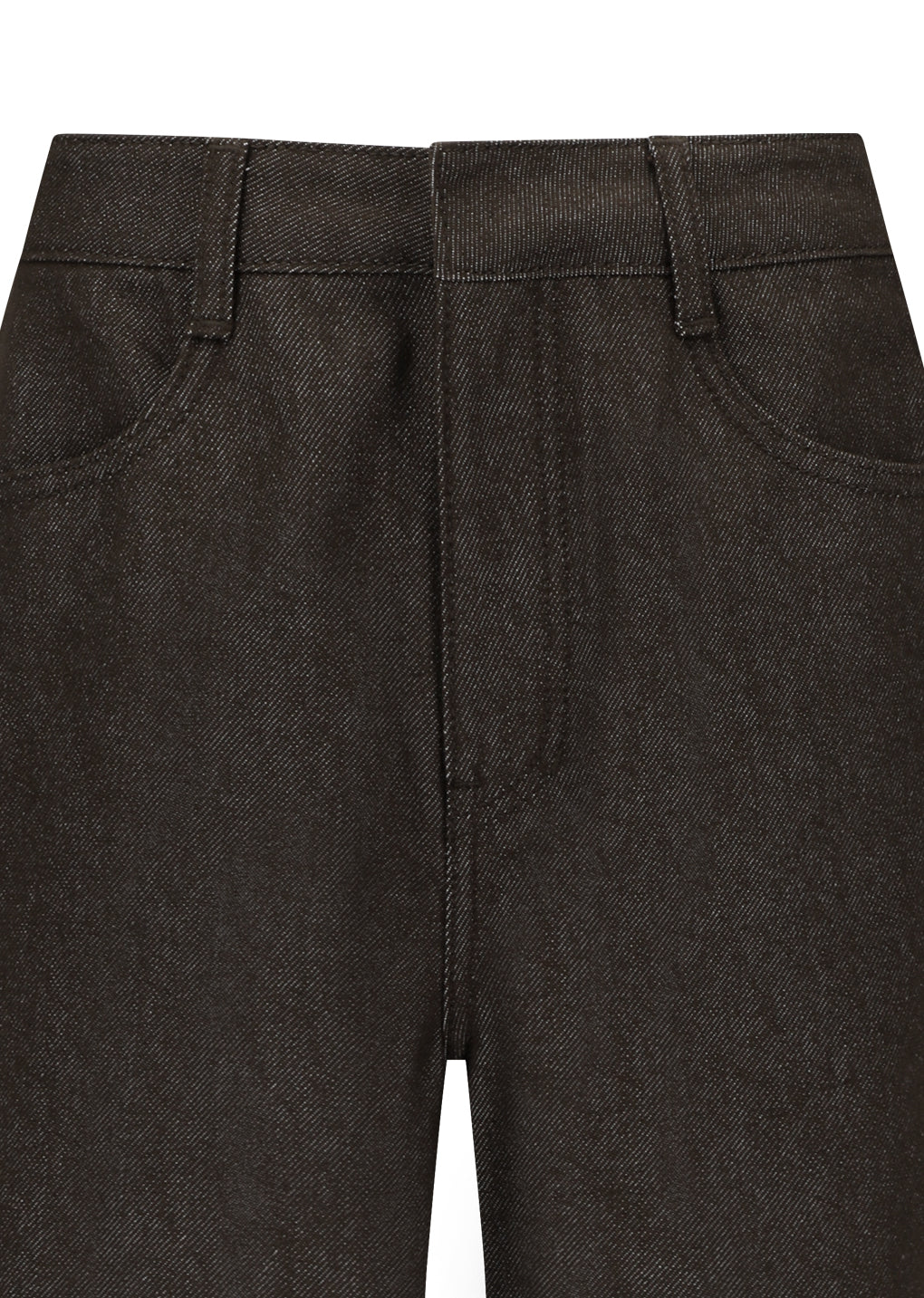 color indigo denim, brown