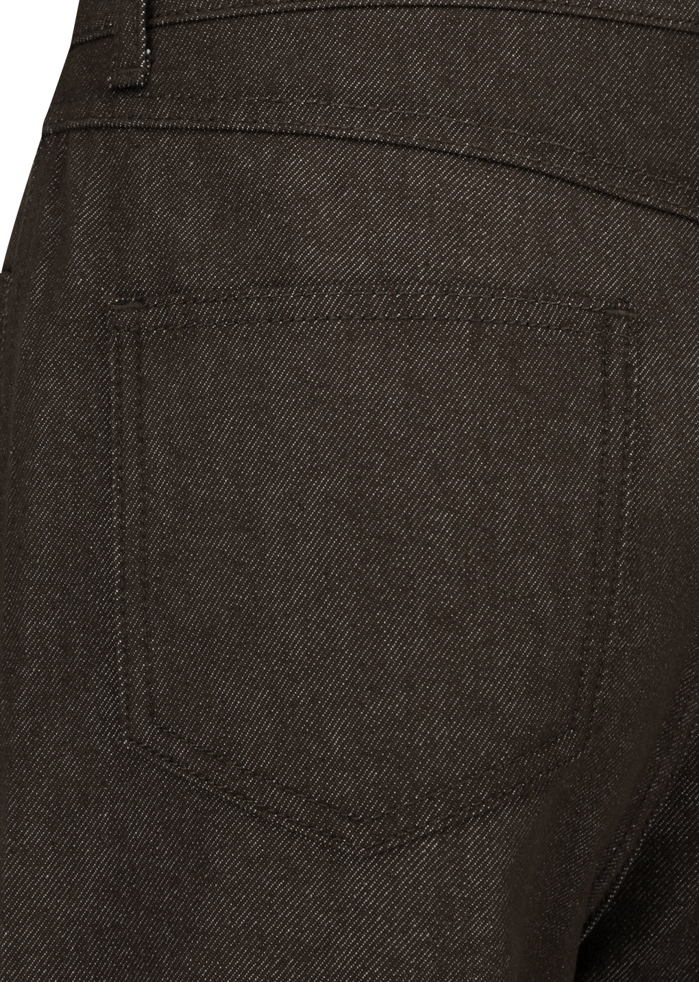 color indigo denim, brown