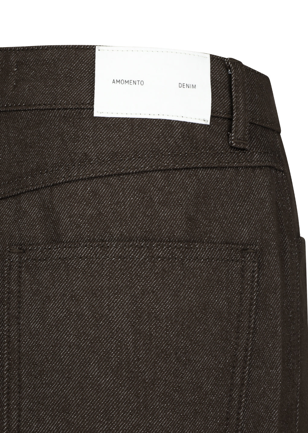 color indigo denim, brown