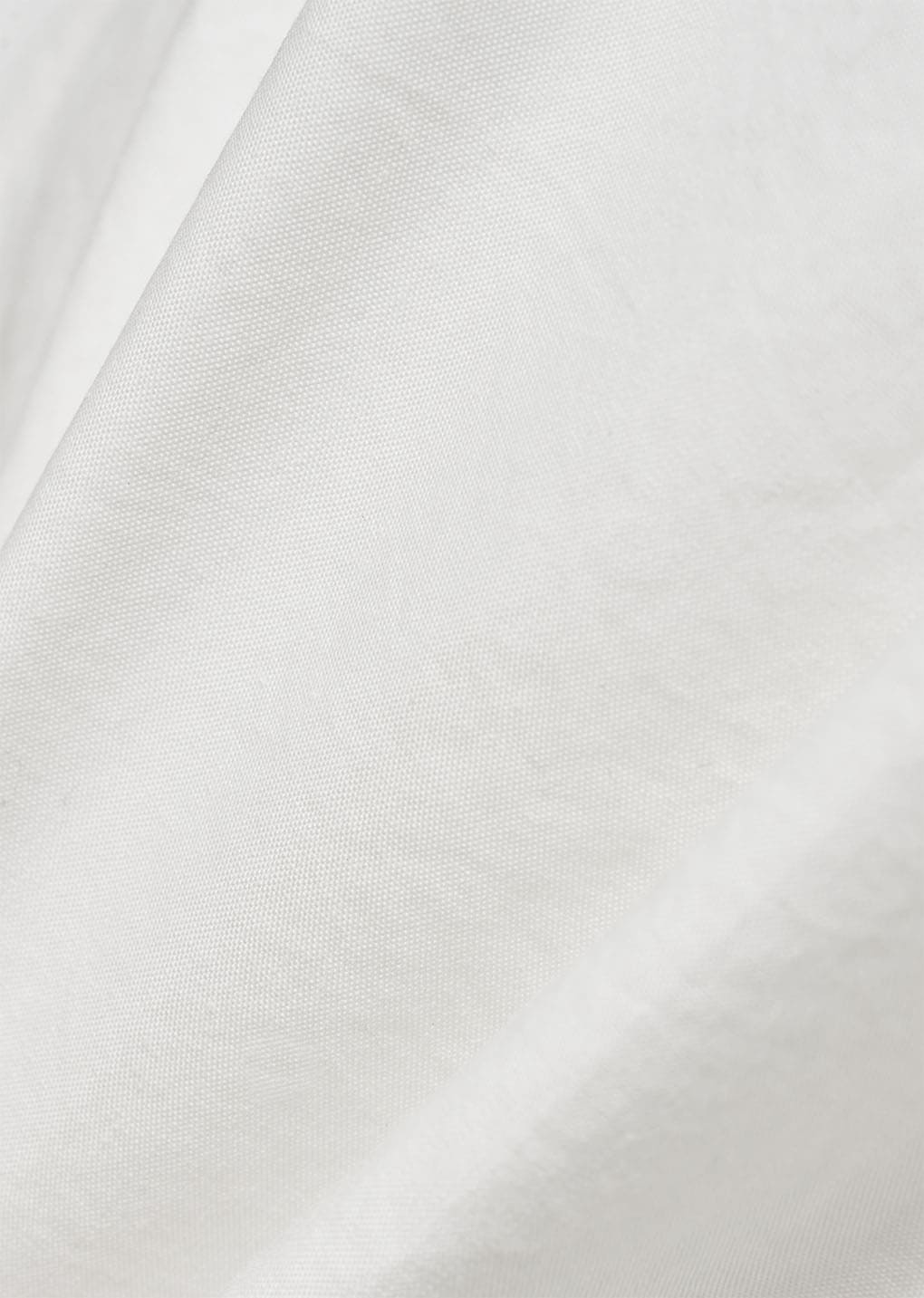 cotton nylon banding shorts, white
