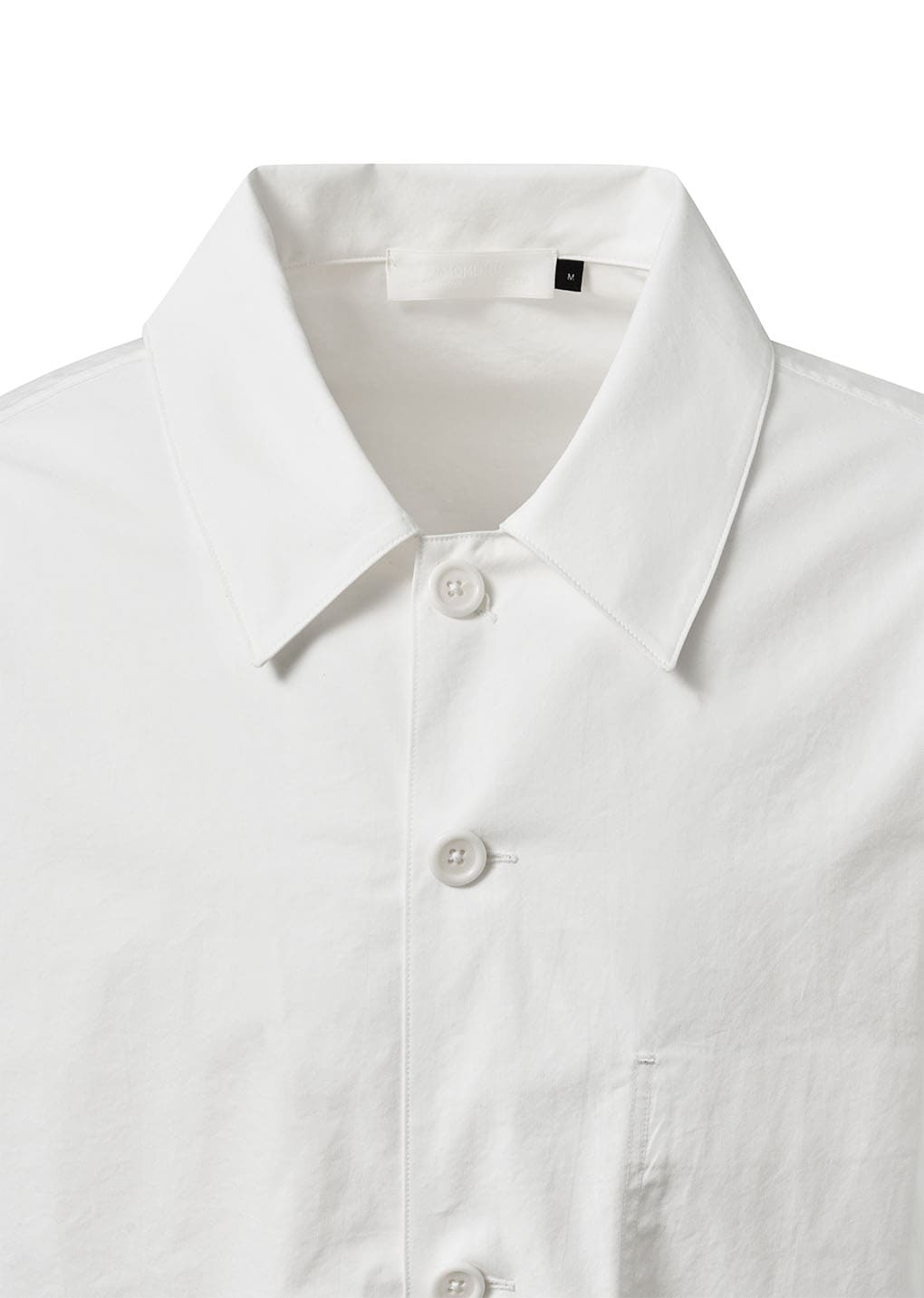 cotton nylon pocket shirts, white