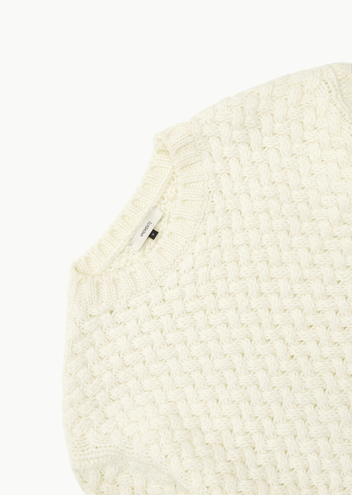 CROCHET KNIT PULLOVER