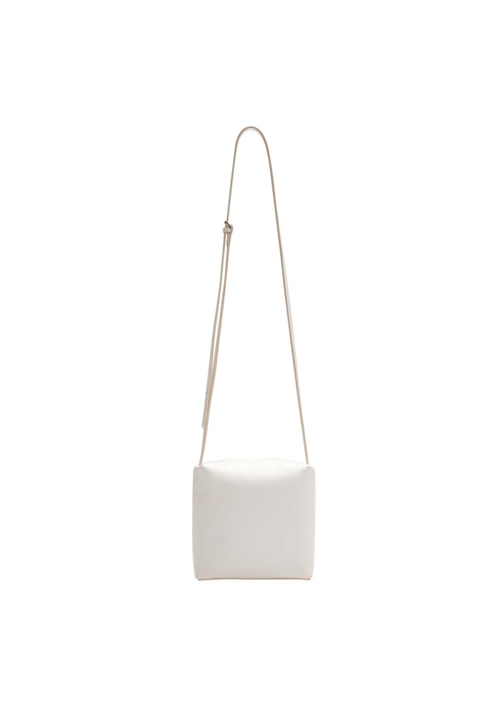 [PRE-ORDER] crossbody cubo bag, white