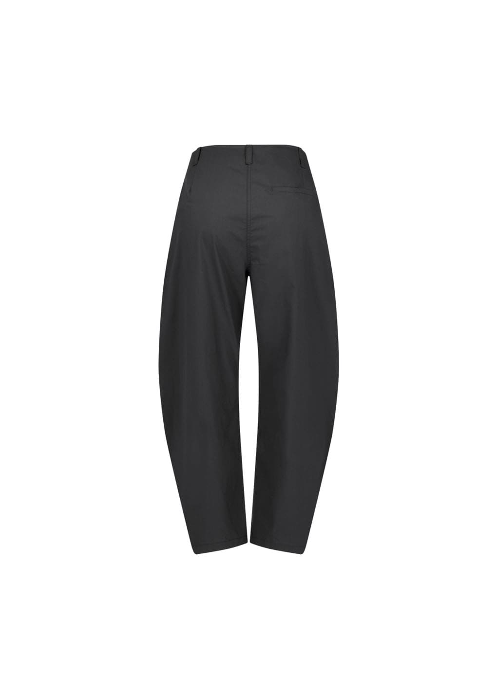 curved pants, charcoal