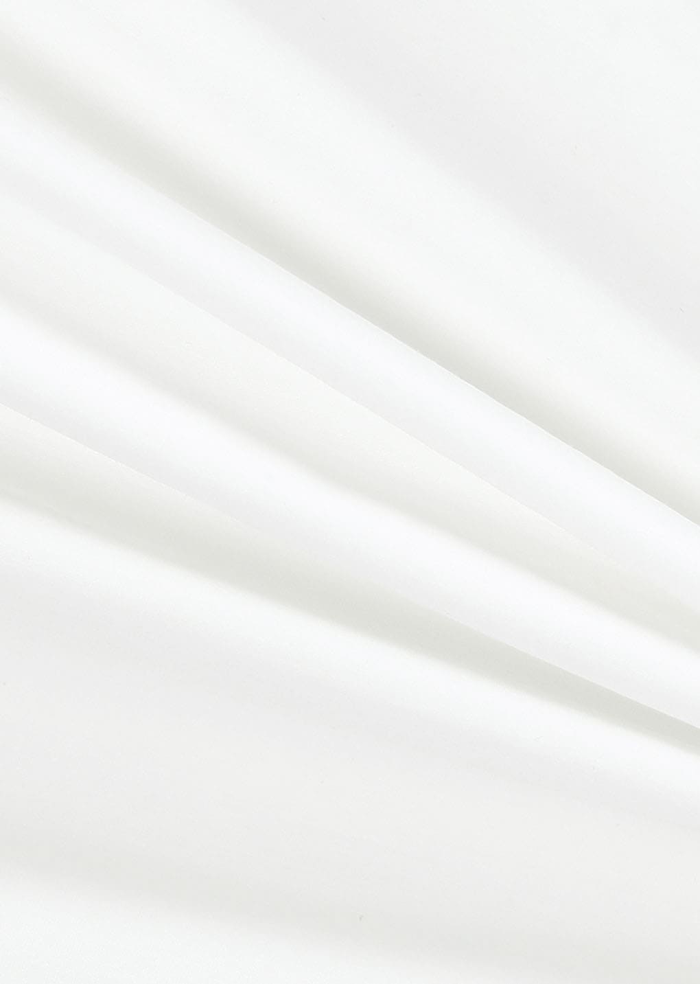 curved pants, white