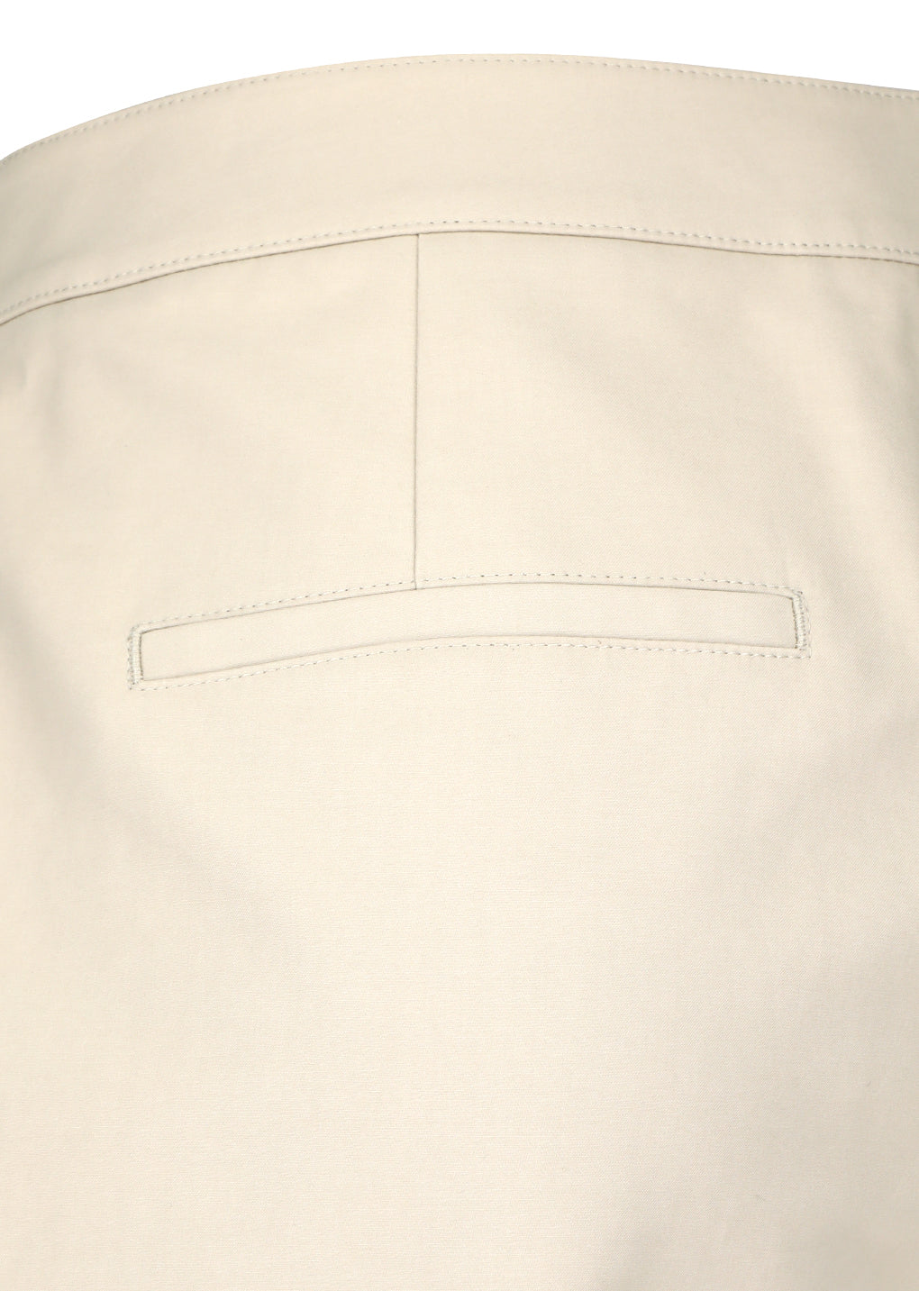 curved long pants, beige