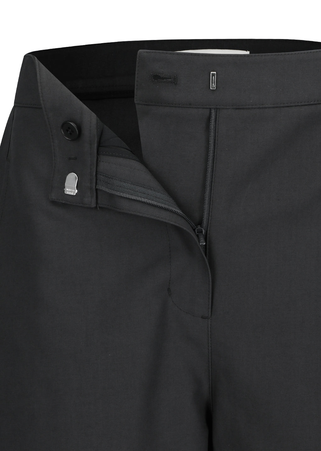 curved long pants, charcoal