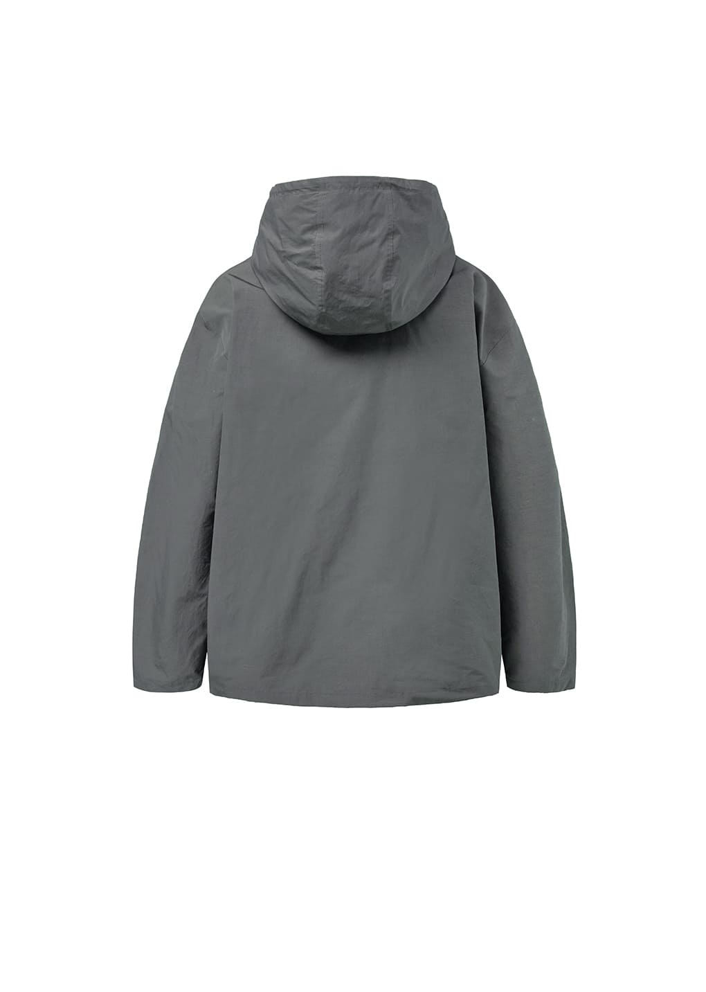 DETACHABLE HOODIE SHIRTS, CHARCOAL