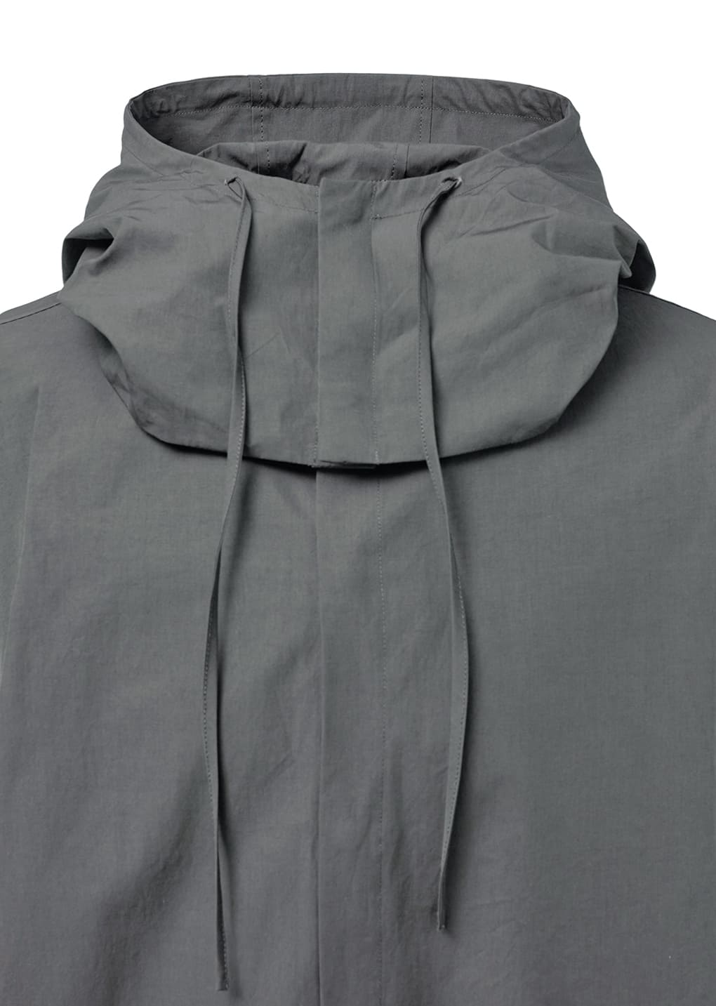 DETACHABLE HOODIE SHIRTS, CHARCOAL