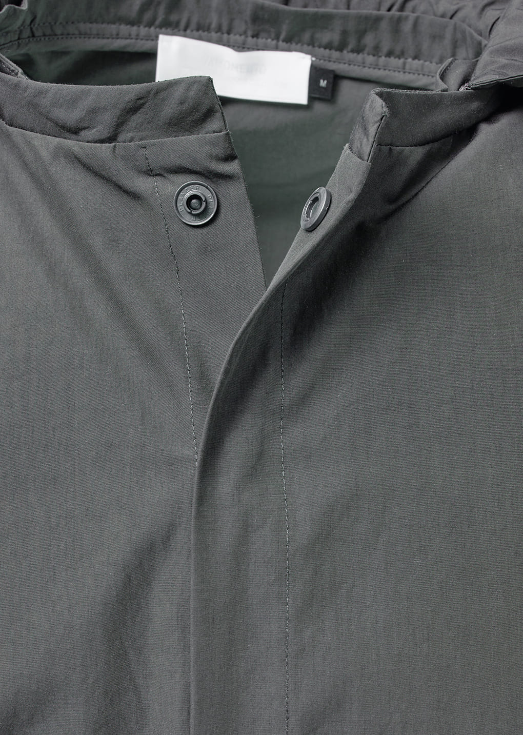 DETACHABLE HOODIE SHIRTS, CHARCOAL