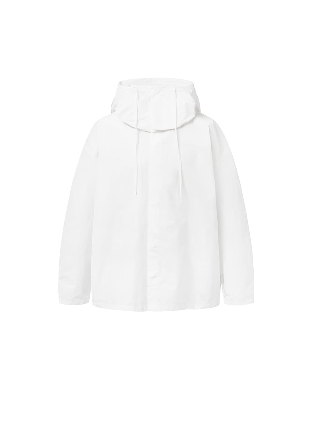 DETACHABLE HOODIE SHIRTS, WHITE