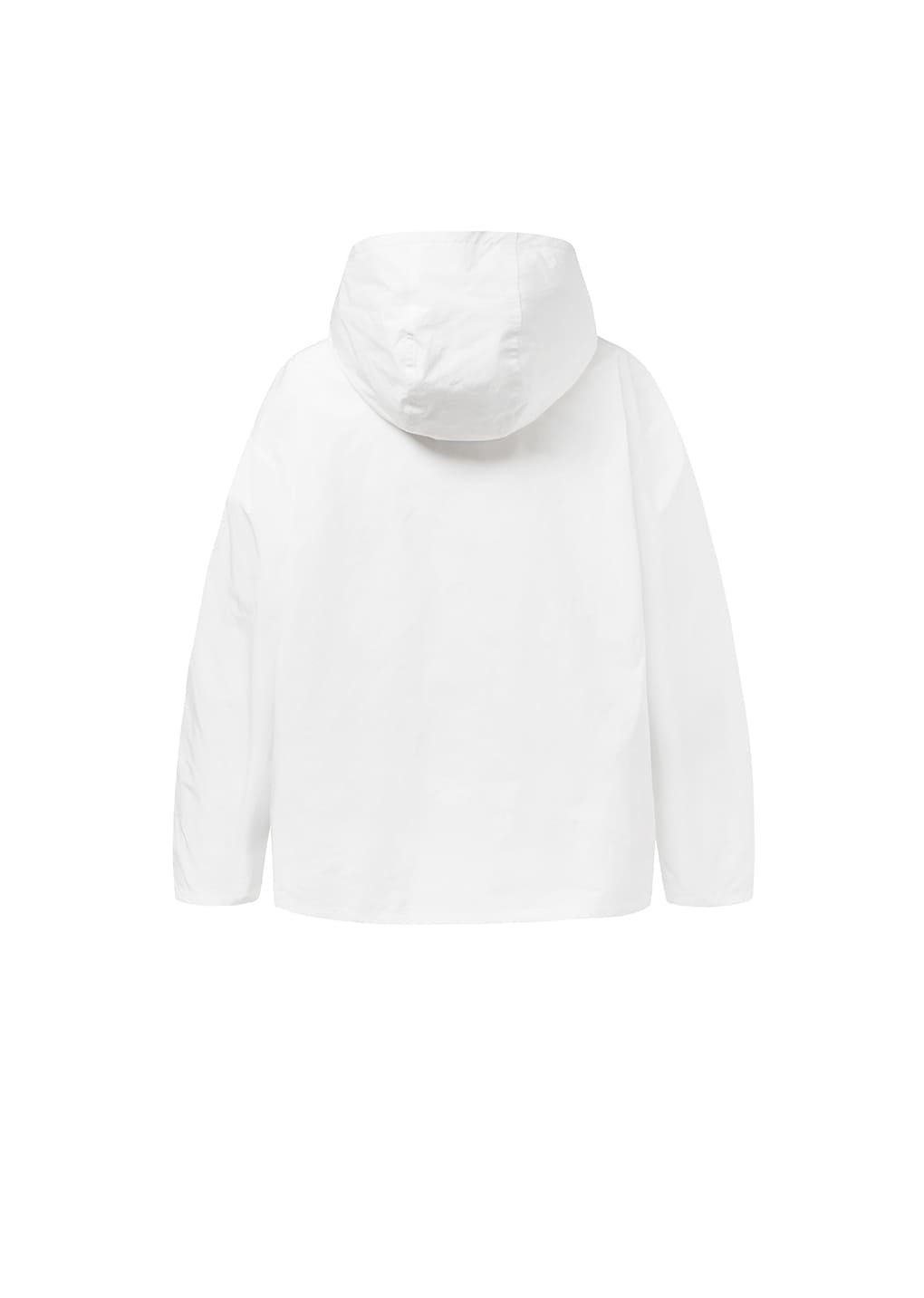 DETACHABLE HOODIE SHIRTS, WHITE