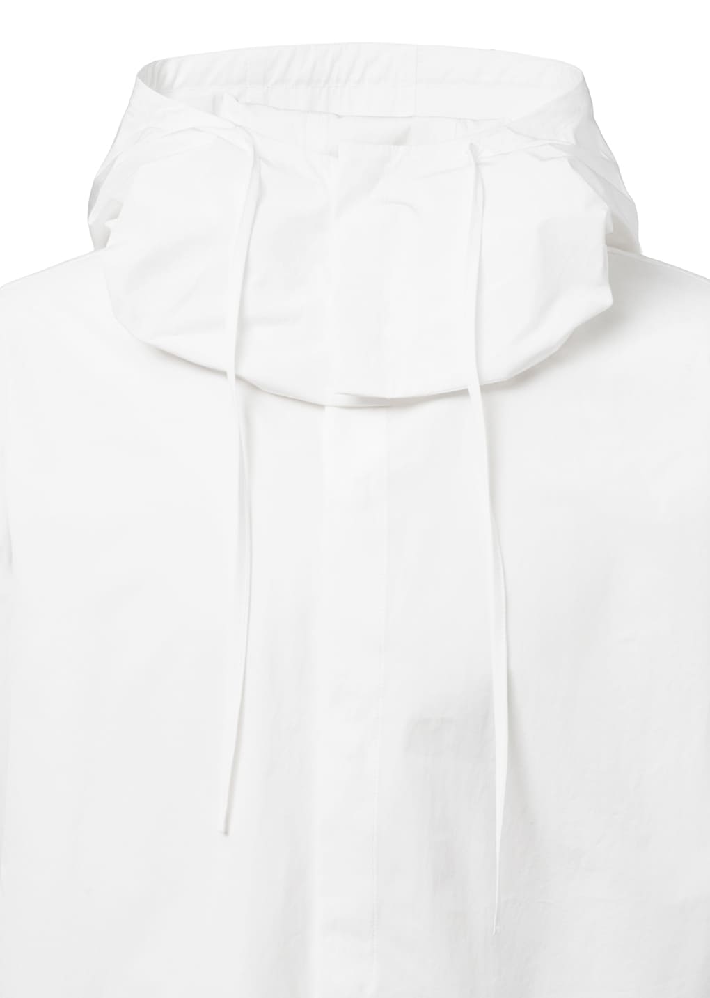 DETACHABLE HOODIE SHIRTS, WHITE