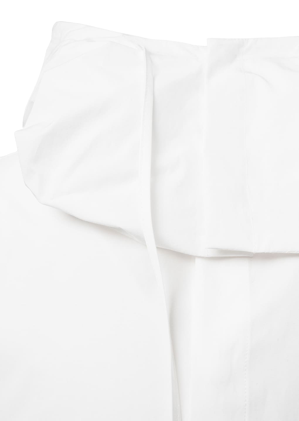 DETACHABLE HOODIE SHIRTS, WHITE