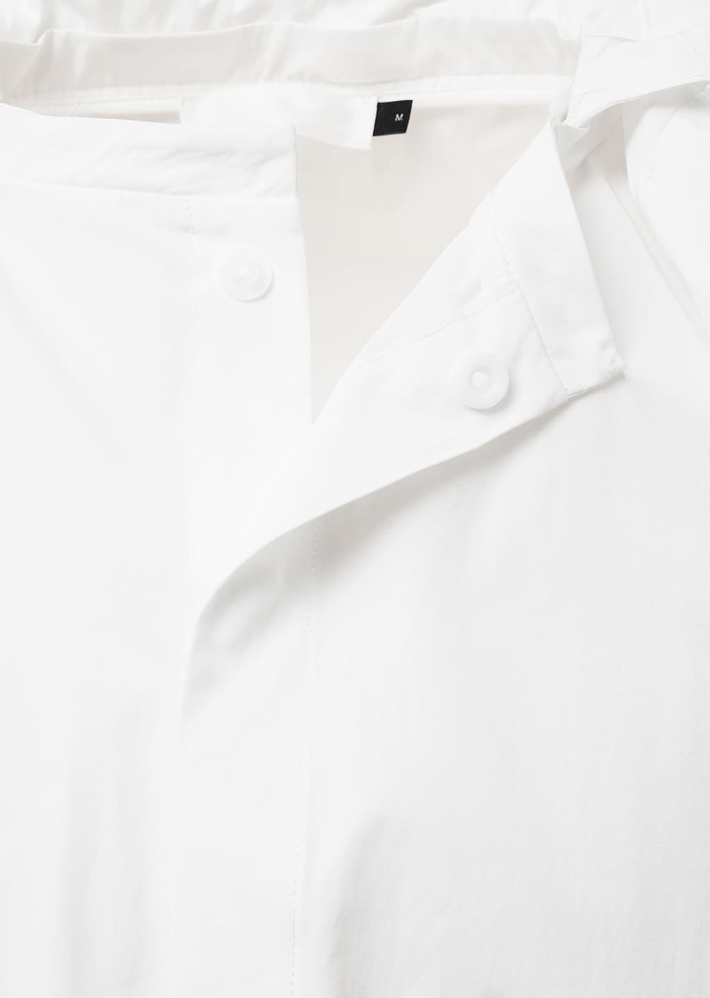 detachable hoodie shirts, white