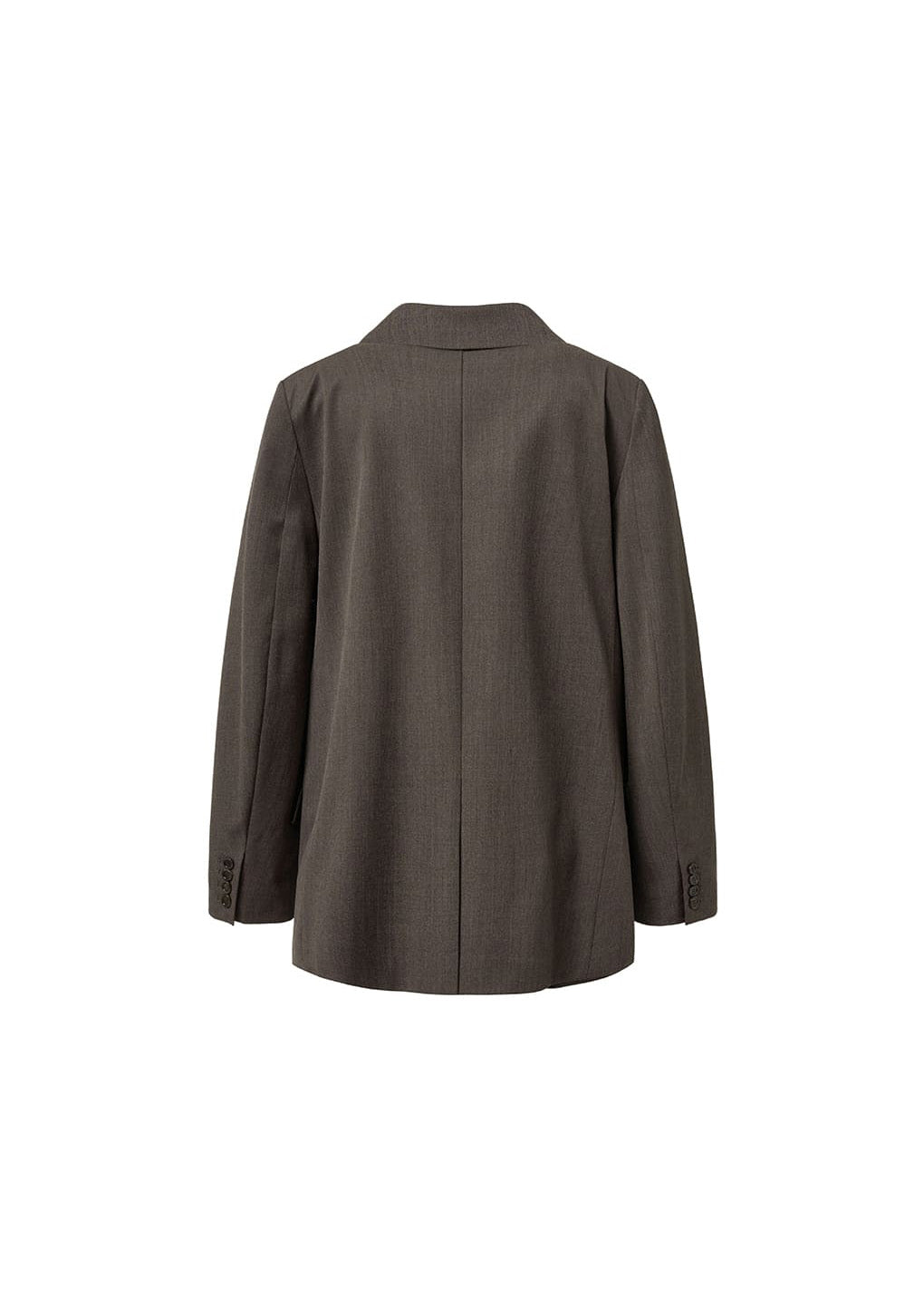 double breasted wool jacket, brown