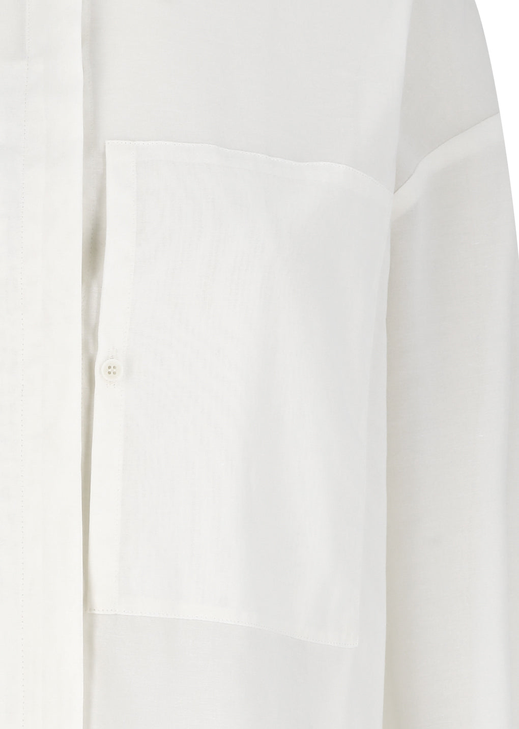 drawer pocket crop shirts, ivory