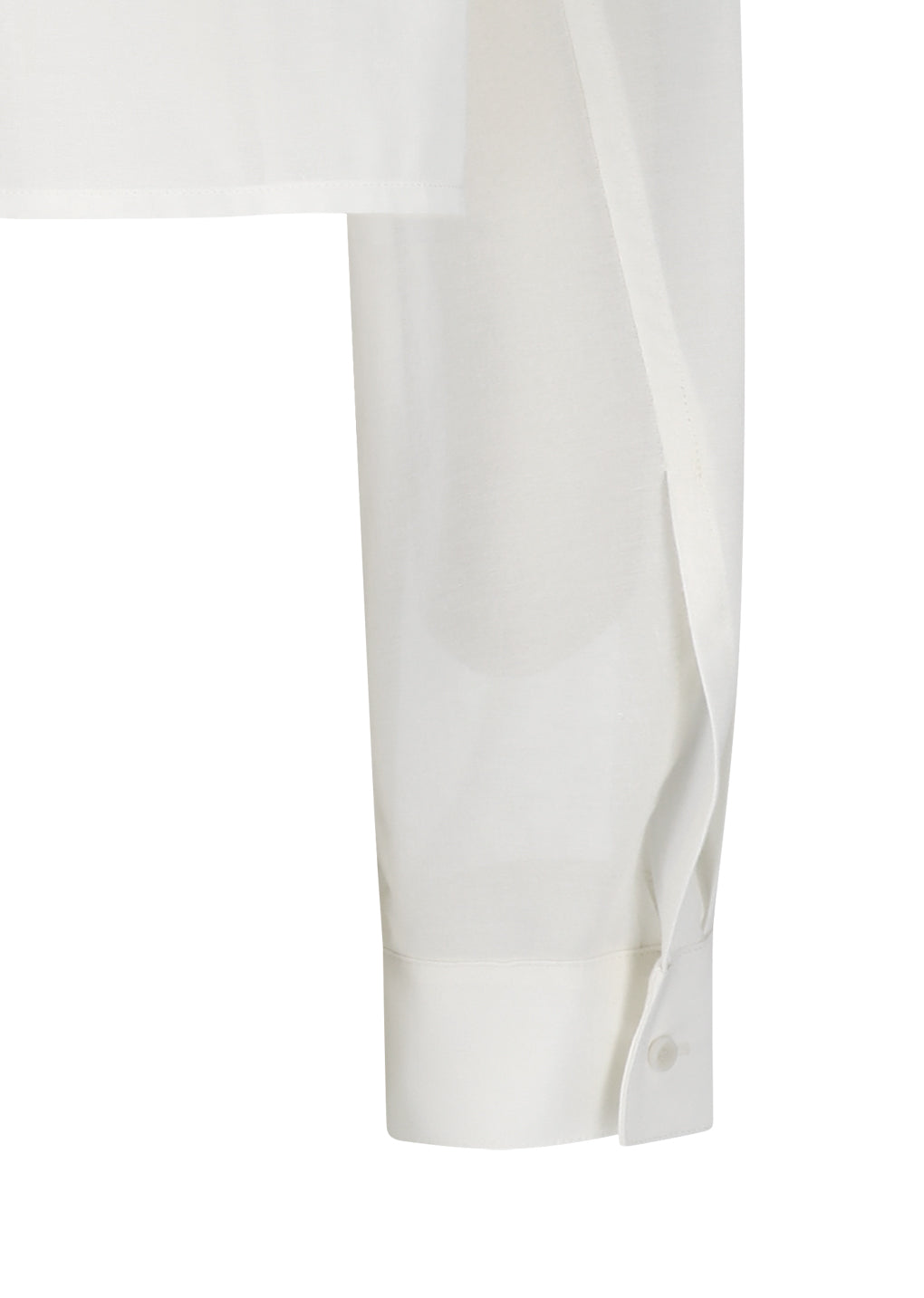 drawer pocket crop shirts, ivory