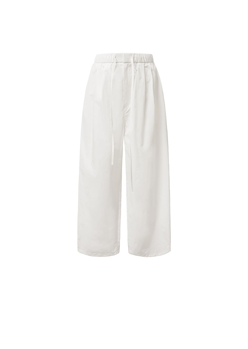 DRAWSTRING PANTS, WHITE