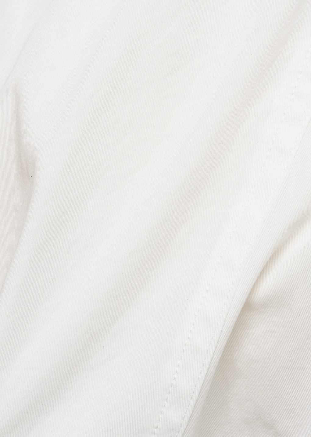 drawstring wide fatigue pants, white