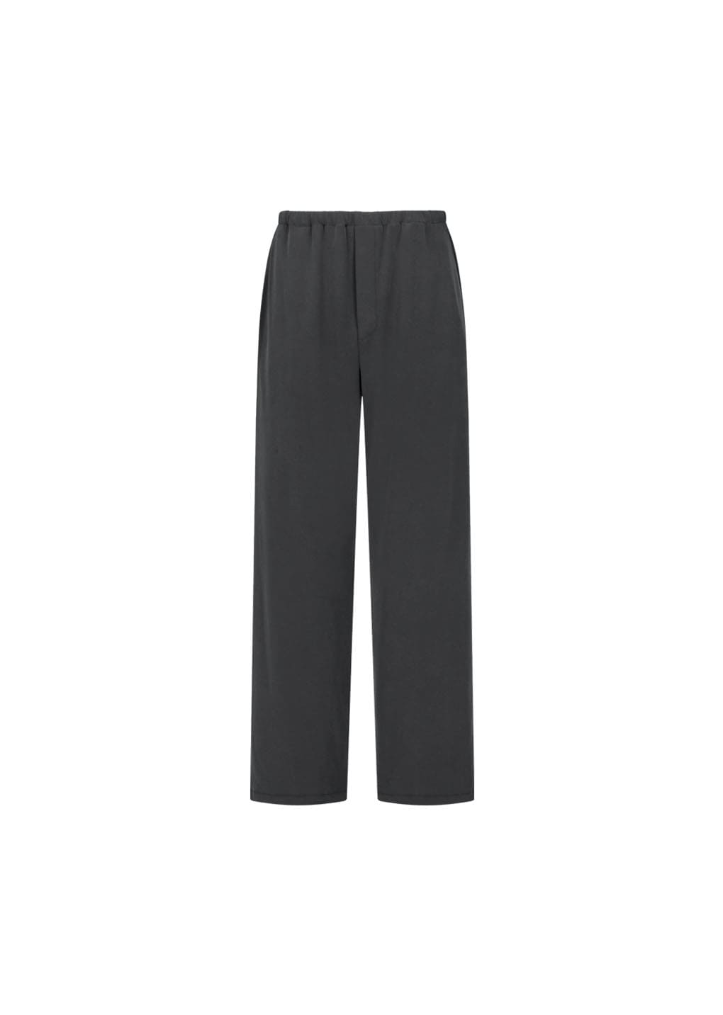 easy banding pants, charcoal