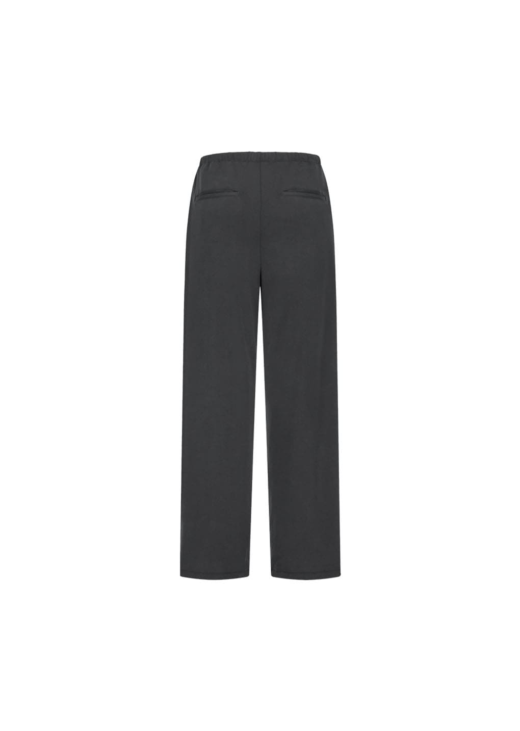 easy banding pants, charcoal