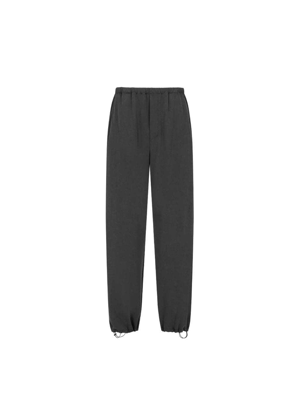 easy banding pants, charcoal