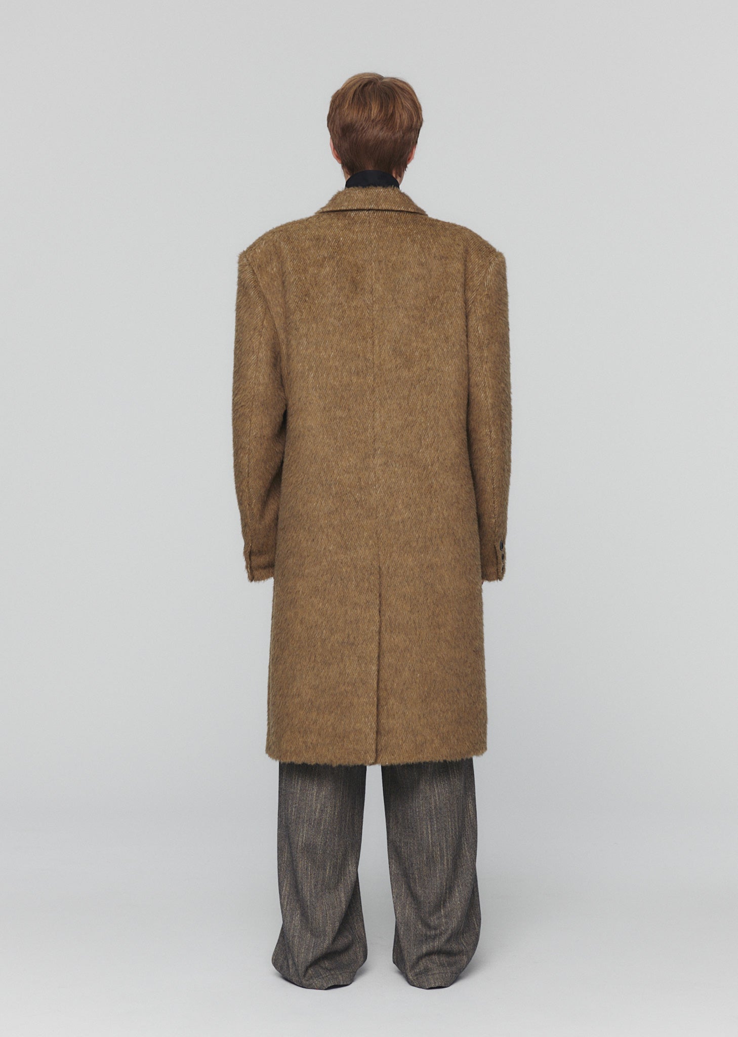 HAIRY LONG COAT (2 COLORS)