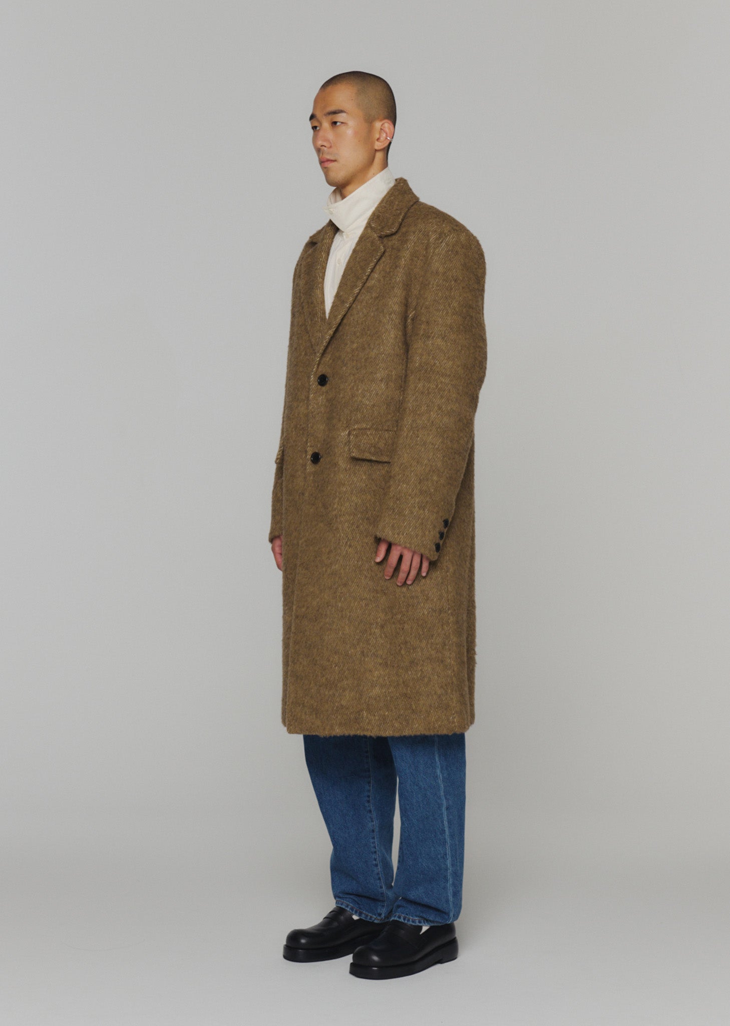 HAIRY LONG COAT (2 COLORS)